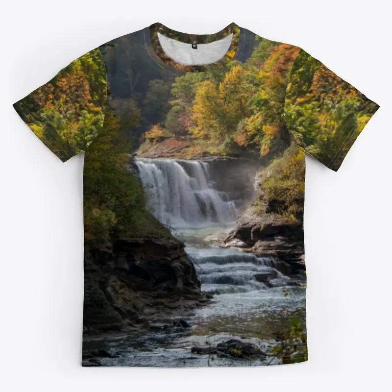 Lower Falls in Fall Front & Back