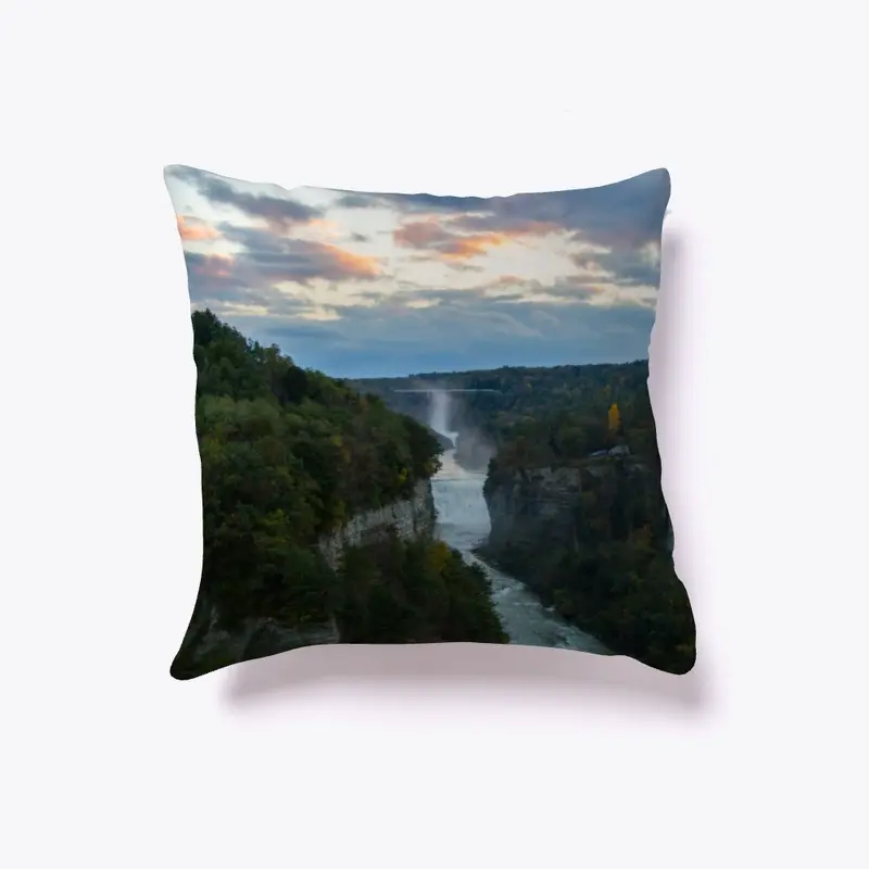 Letchworth Gorge Overlook Pillow